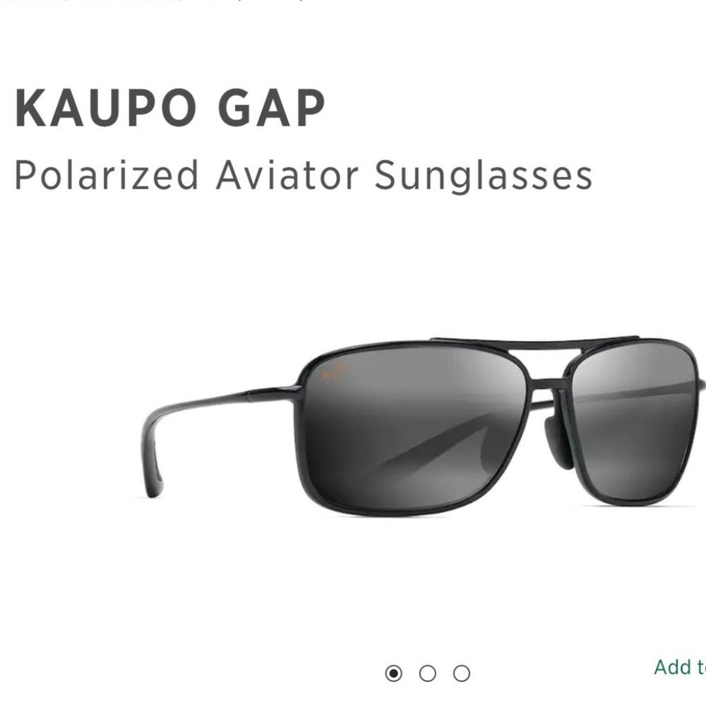Maui Jim Sport polarized Sunglasses Kaupo Gap black
